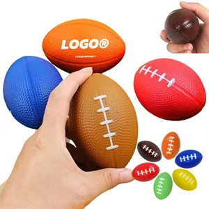 Custom Logo Foam Footballs Sports Stress Balls Kids Decompression Toy