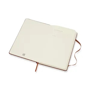 Moleskine® Leather Ruled Large Notebook