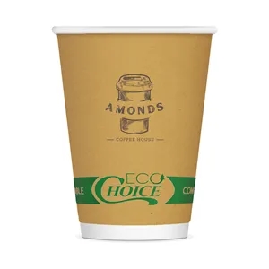 12 oz. Kraft Insulated Paper Cup