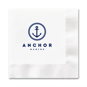 1 Ply White Beverage Napkin