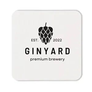 60 pt Pulpboard Coaster, 3.5" Square