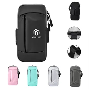 Waterproof sports running armband cell phone purse holder