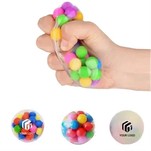 Custom Logo Rainbow tear-resistant non-toxic fun stress relief ball