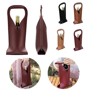 Single Bottle Wine Bag with Handle