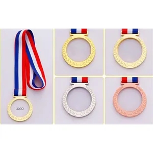 Metal Blank Medal Gold Silver Bronze Award Sport