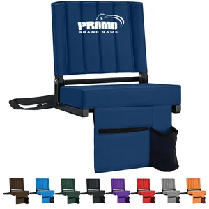 Custom Logo Portable Shoulder Straps Cup Holder Bleachers Stadium Seat