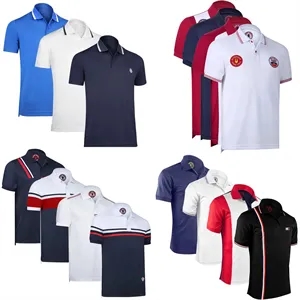 Custom Logo Personalized Men Polo Shirt Customized Casual Short Sleeve