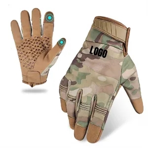 Full Finger Knuckle Smart Winter Outdoor Tactical Gloves