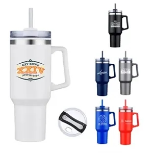 Custom 40 oz. Steel/PP Liner Travel Mug