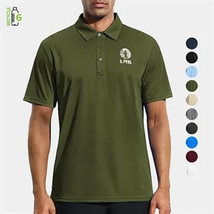 REPREVE® - Men's Recycled Polyester Short Sleeve Polo Shirt