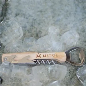 Natural Wood Bottle Opener