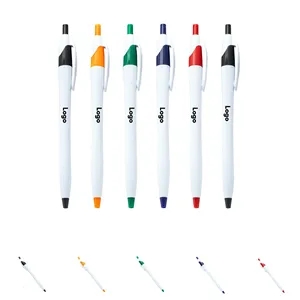 Click-Action Plastic Ballpoint Pen