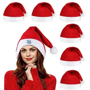 Decorative Christmas Santa Hat with Pom