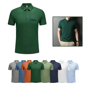 Custom Logo Custom Logo Short Sleeved Polo T-Shirt