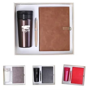 Business Gift Set W/Giftbox Pen Notebook Coffee Cup