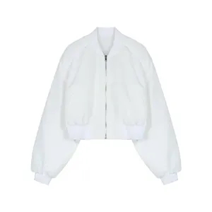 Casual Vintage Bomber Jacket for Women