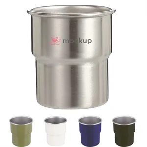 300ml Stainless Steel Mini Double Layer Mug Cup