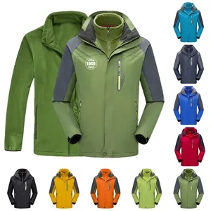 Custom Logo 3 In 1 Waterproof Outdoor Jacket