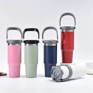 Custom Logo 30oz Double Wall Vacuum Insulated Tumbler