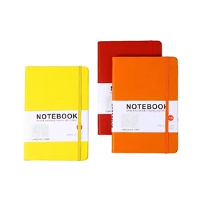 Custom Logo A5 Strap Imitation Leather Notebook