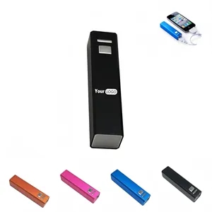 Alloy Single-Section Square Tube Mobile Power Bank