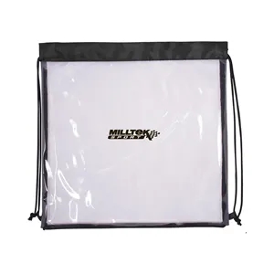 Prime Line All Access Clear Stadium Drawstring Bag