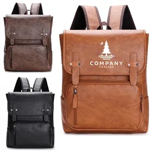 PU Leather Outdoor Backpack