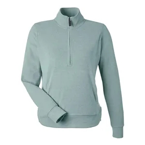 J. America Women's Element Fleece Quarter-Zip Sweatshirt