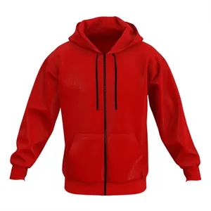 Hooded Sweatshirt with Full Zipper
