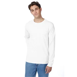 Hanes Men's Authentic-T Long-Sleeve Pocket T-Shirt