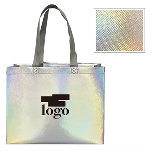 Iridescent Gift Bag Glossy Tote