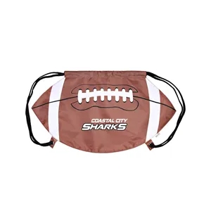 GameTime Football Drawstring Bag