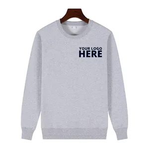 Unisex Round Neck Long Sleeve Pullover Top
