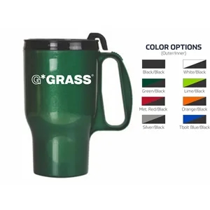 U.S made double wall 16 oz Travel Mug