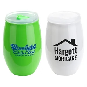 Vintage 16 oz Tritan® High Gloss Wine Glass with Lid