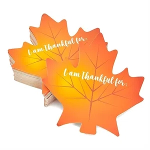 Thankful for Table Place Leaf Cards