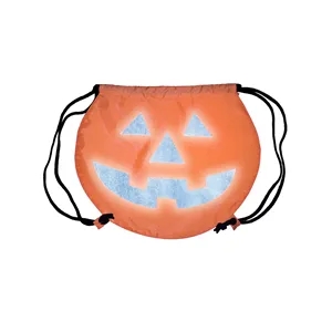 Prime Line Halloween Pumpkin Drawstring Bag