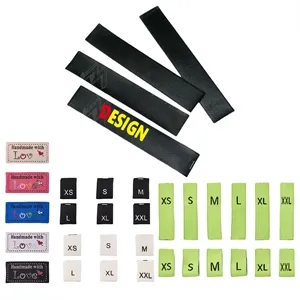 No Iron Fabric Woven Clothing Labels MOQ20