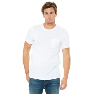 Bella + Canvas Men's Jersey Short-Sleeve Pocket T-Shirt