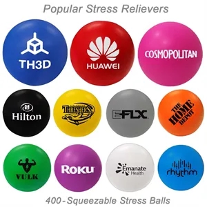 Popular Soft Foam Squeezable Stress Balls