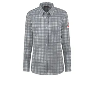 Red Kap - Dress Shirt - Bulwark FR Women's Flex Knit Butt...