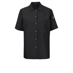 Red Kap Culinary - Women's Short Sleeve Cook Shirt with O...