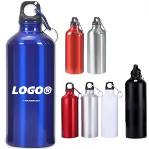 Custom Logo 20oz Water Bottles Bulk Aluminum Reusable Lightweight Sport