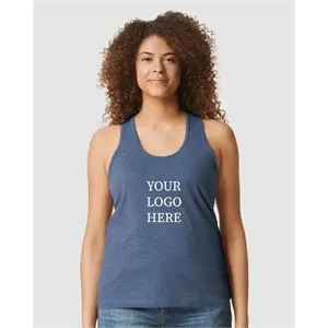Gildan Softstyle Women's CVC Racerback Tank Top ( S - 2 XL )