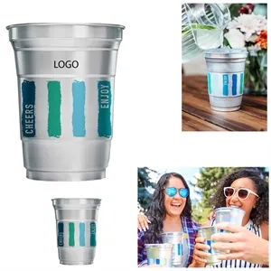 Ball-Shaped Aluminum Cup 16oz