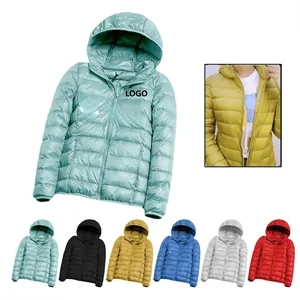 Custom Logo New Winter Lightweight Down Jacket with Storage Bag