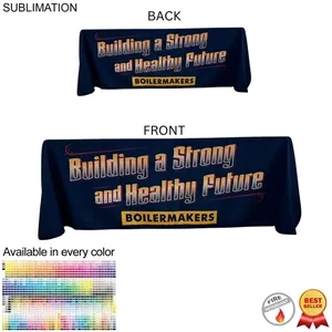Sublimated Table Throw for 6' (Closed Back)