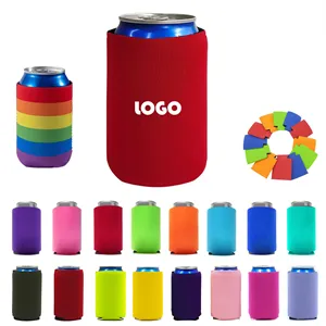 Custom Logo Neoprene Insulated Beer Can Coolers Sleeves
