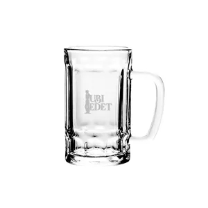 12 oz. Glass Mug-Frosted Etched