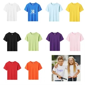 Custom 100% Cotton Children's Short-sleeved T-shirt